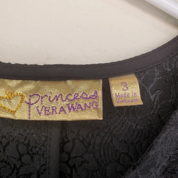 Princess Vera Wang Cocktail Black Dress, Casual Dress, Size 3 - Picture 11 of 15